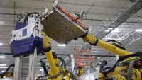 robots at Magna's St. Clair assembly plant