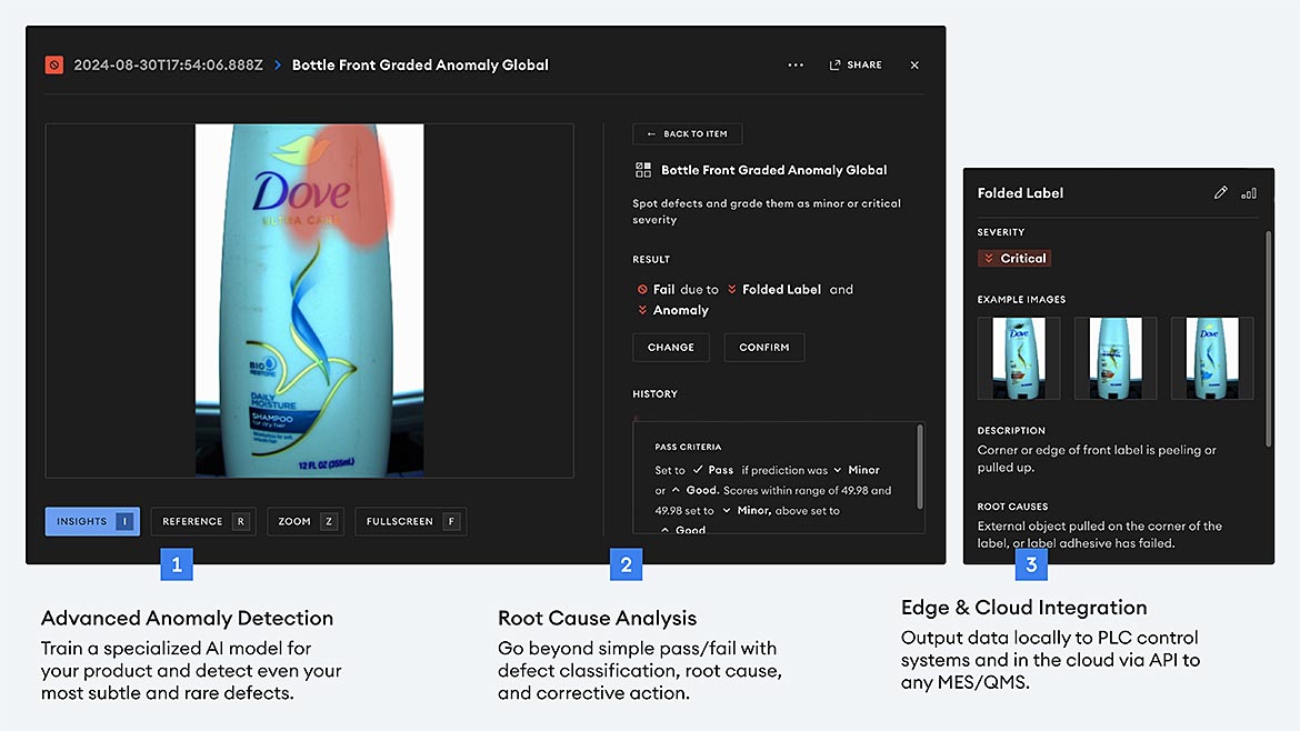 Screenshot showing Advanced Anomaly Detection, Root Cause Analysis, and Edge & Cloud Integration