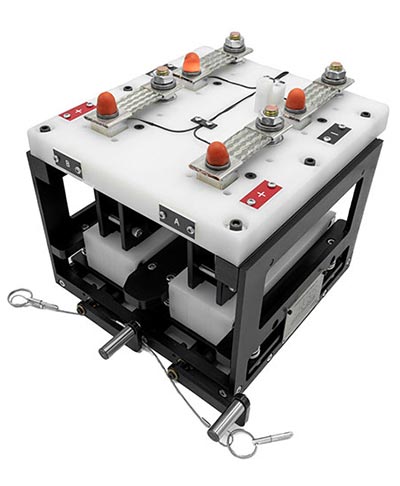 battery quick-connect fixture