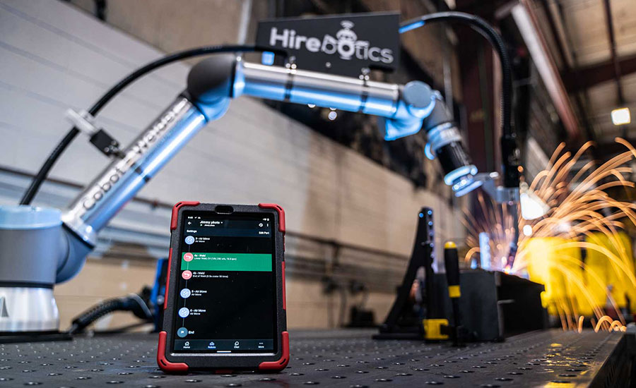 Hirebotics Cobot Welder